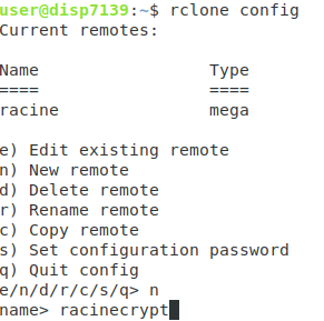 rclone config1